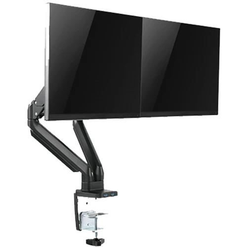 Twisted Minds Dual Monitor Arm Compact Aluminum Gas Spring Mount for 17