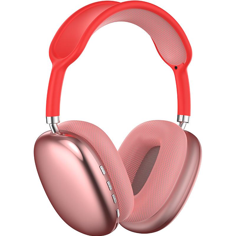 P9 Wireless Bluetooth Headphones with Mic Red