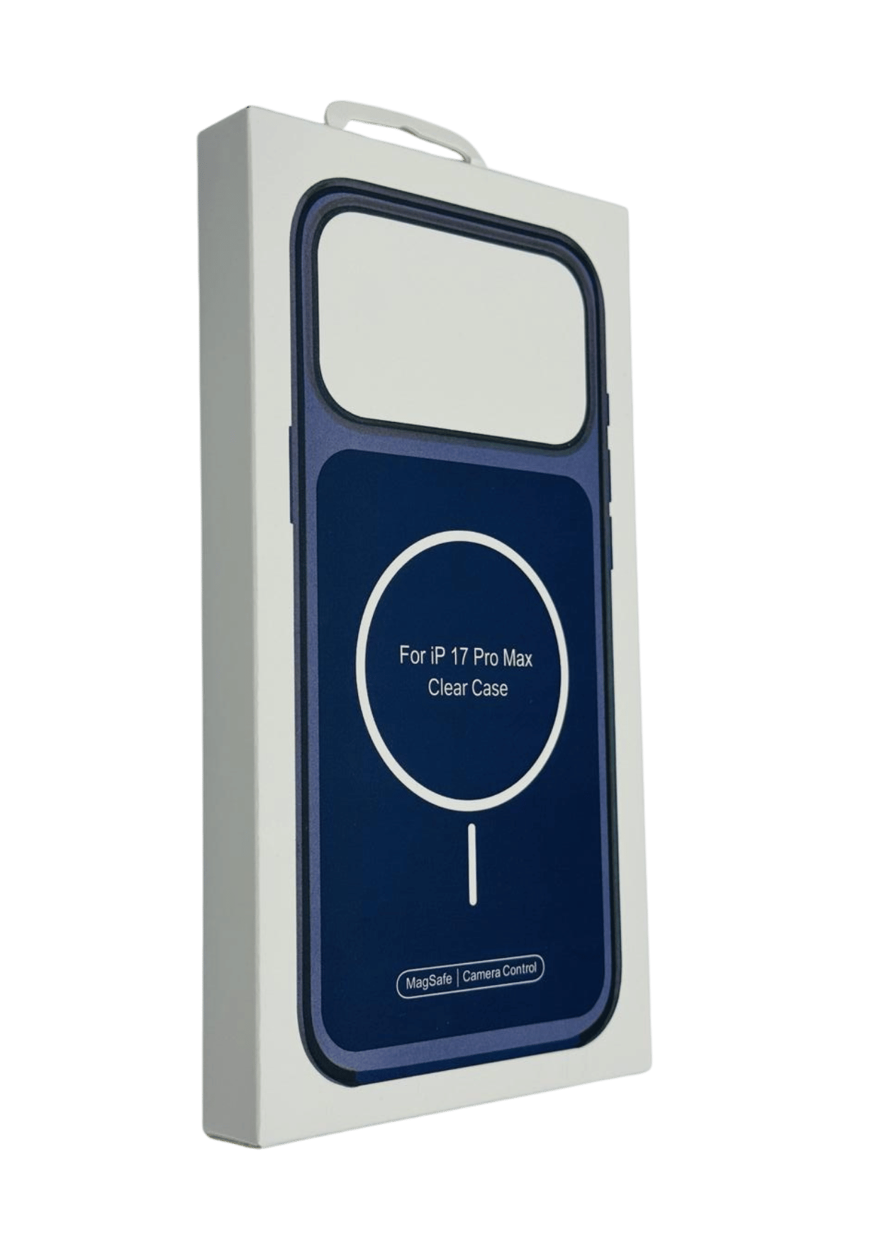 iPhone 17 pro max clear case -blue