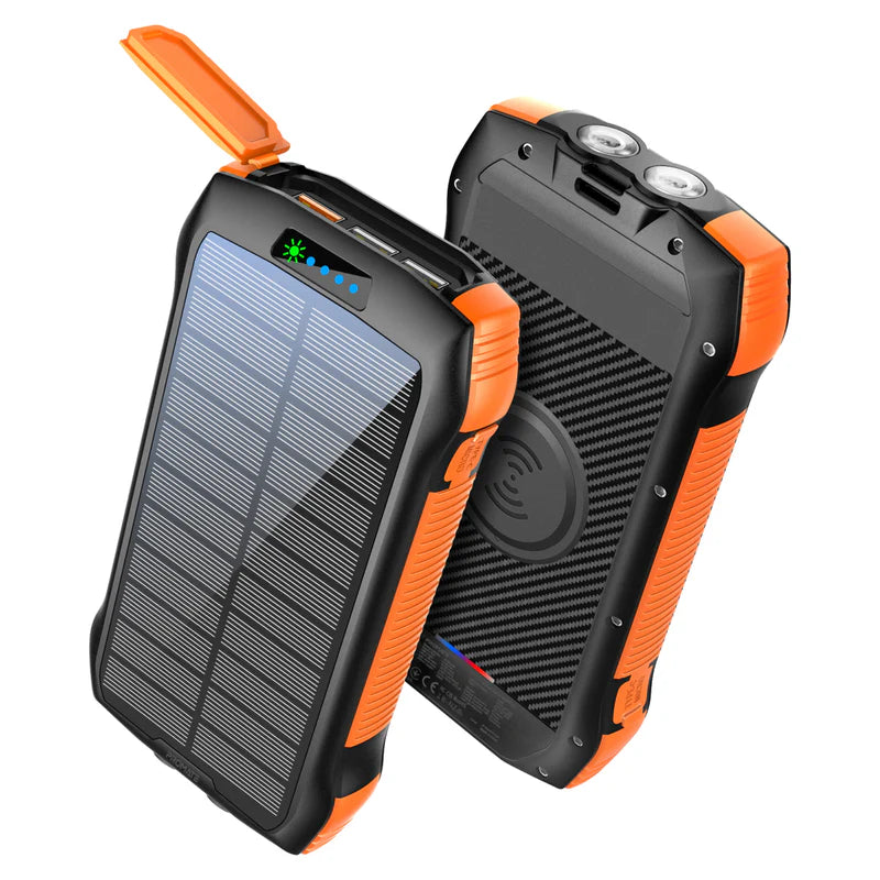PROMATE 20000mAh Rugged EcoLight™ Solar Power Bank