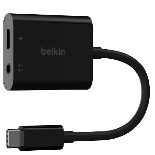 Belkin 3.5mm Audio + USB-C Charge Adapter