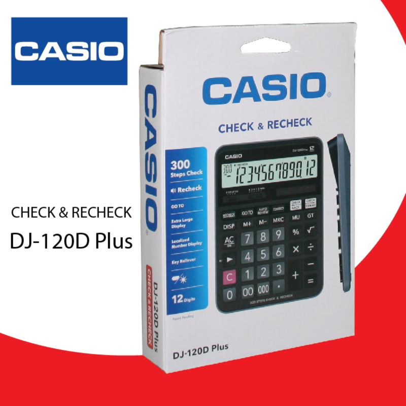 Casio DJ120D Calculator
