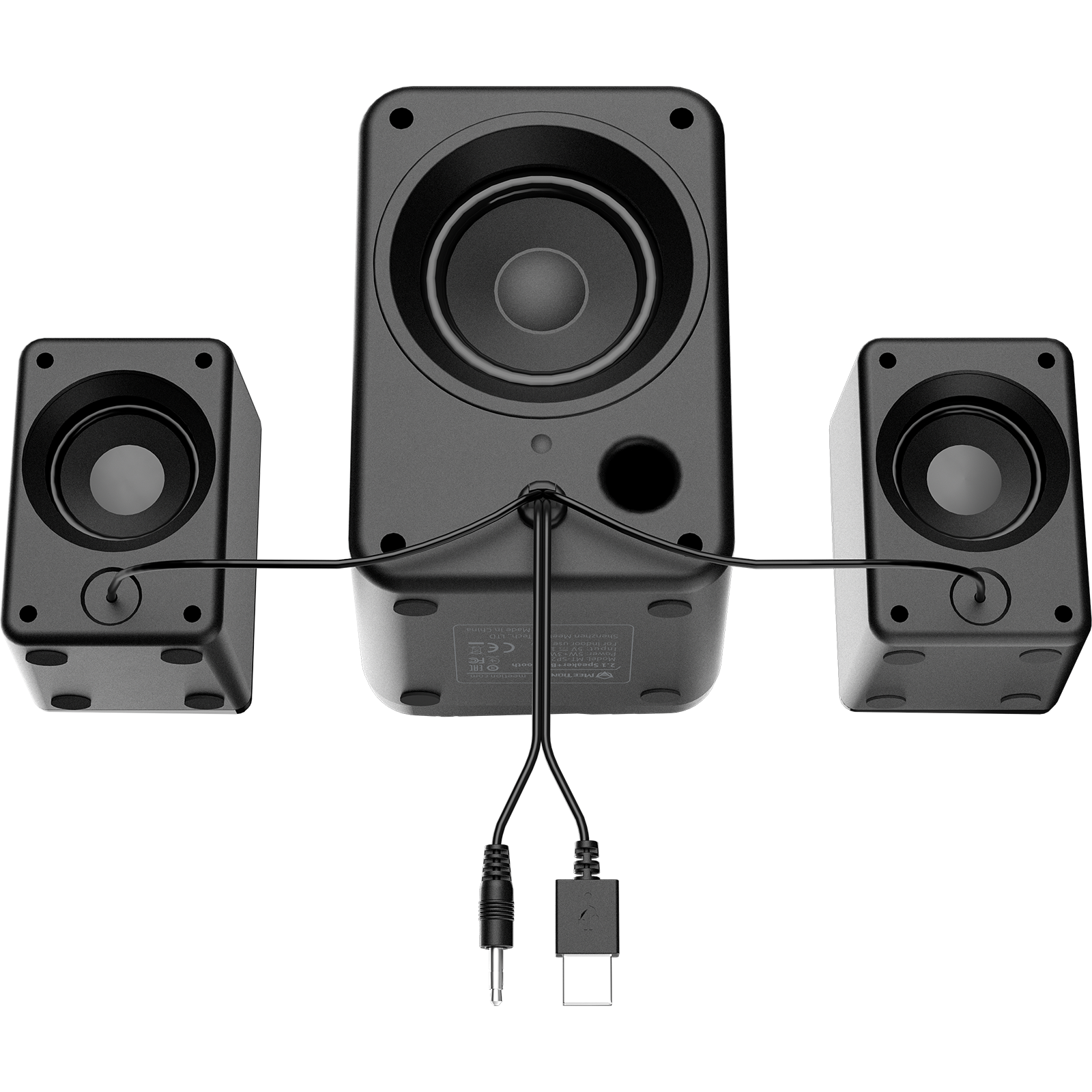 Meetion MT-SP20111 2.1 Speaker 15W RGB and Bluetooth Speaker