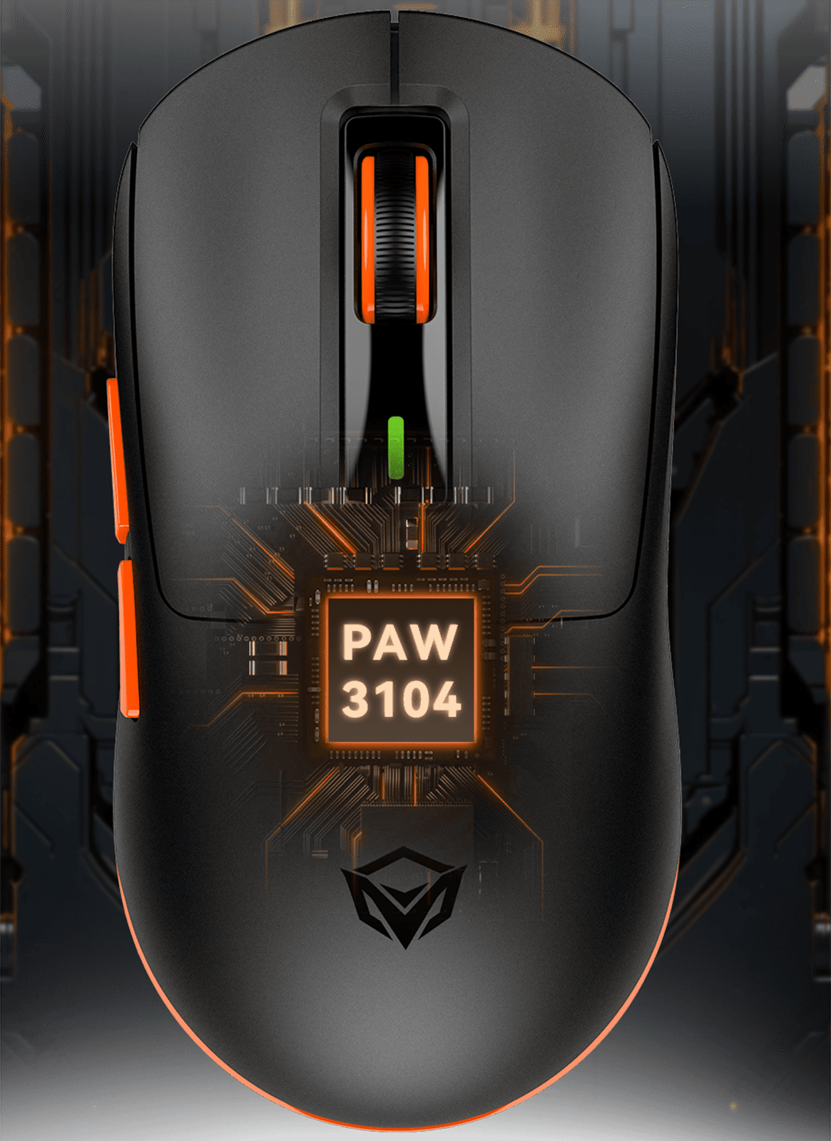 Meetion Air GW24 [2.4G/BT/USB] Wireless Mouse (Black) 21,250 IQD