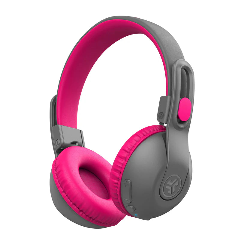 JLab JBuddies Studio 2 WIRELESS + WIRED KIDS HEADPHONES PINK
