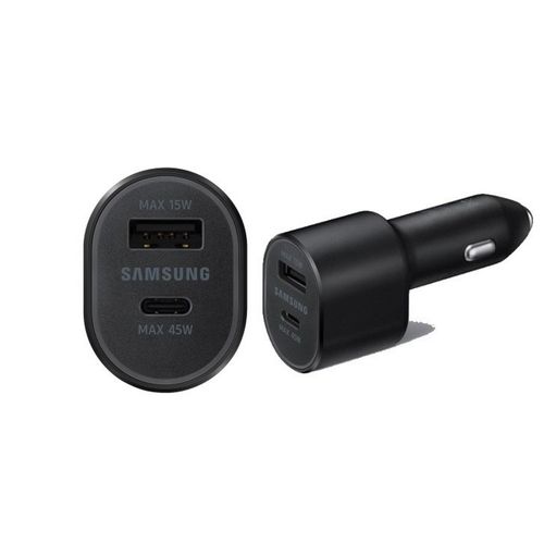 Samsung car charger duo 40w dual port - black