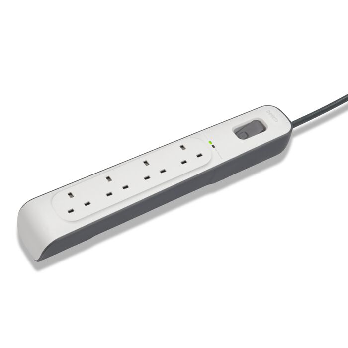 Belkin 4-outlet Surge Protection Strip with 2M Power Cord