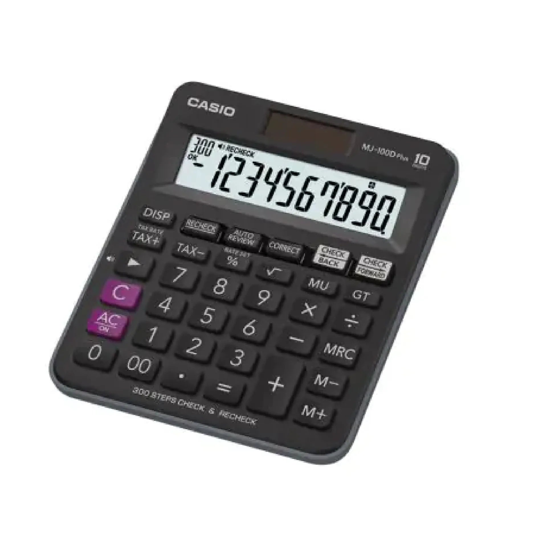 Casio Calculator Check & Recheck MJ-100D Plus