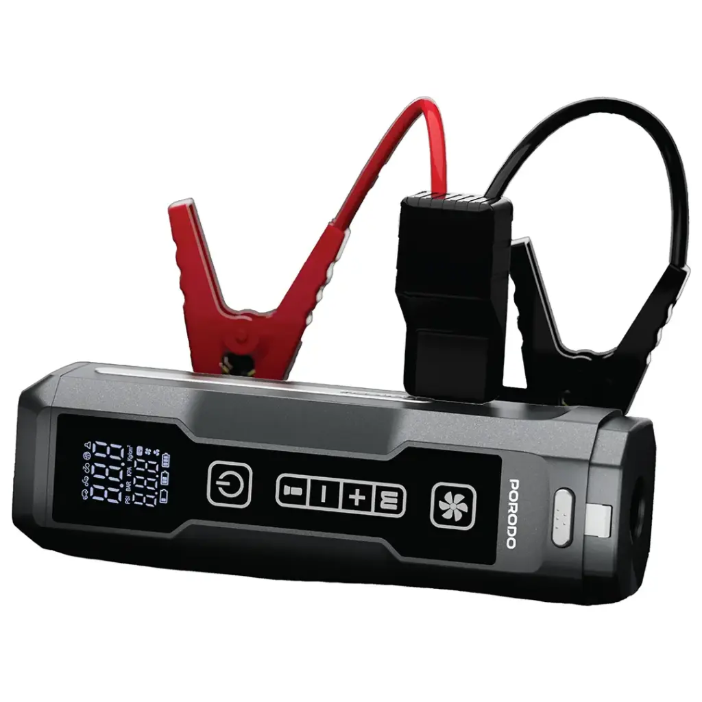 Porodo Ignatov Jump Starter & Air Pump with Handheld Vacuum & USB-C Recharge
