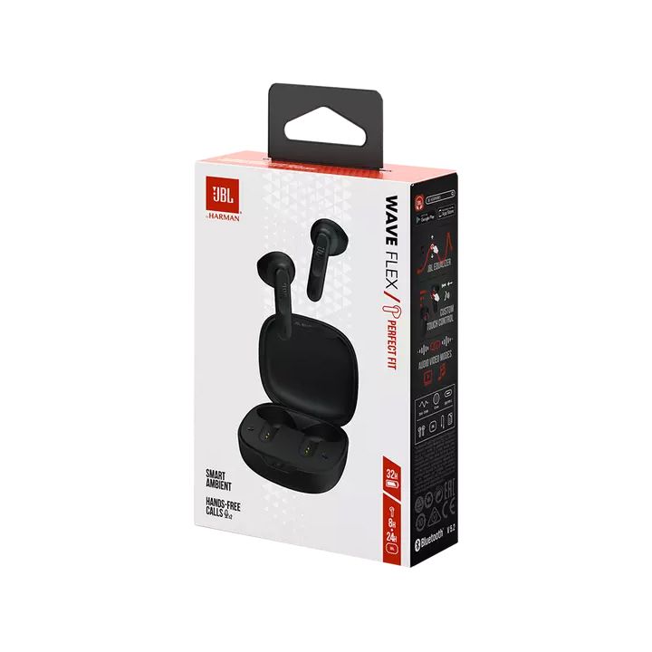 JBL Wave Flex | True Wireless Earbuds - Black