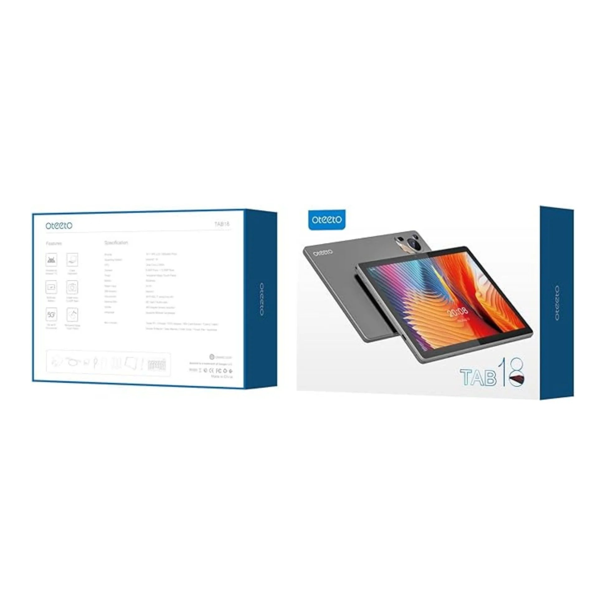 Oteeto Tab18 5g 8GB+512GB - Gray
