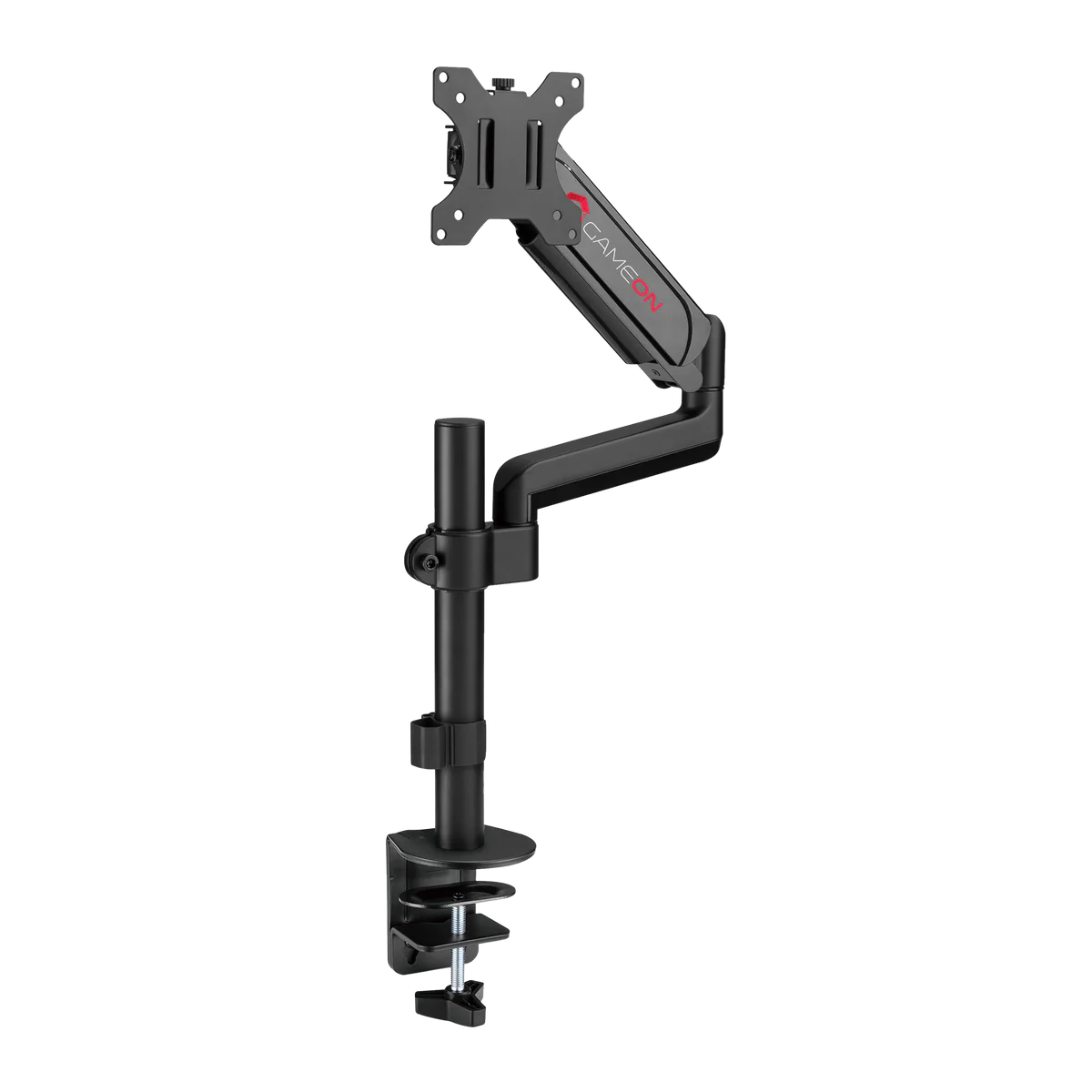 GAMEON GO-3363 Pole-Mounted Spring-Assisted Single Monitor Arm For Gaming And Normal Use 17