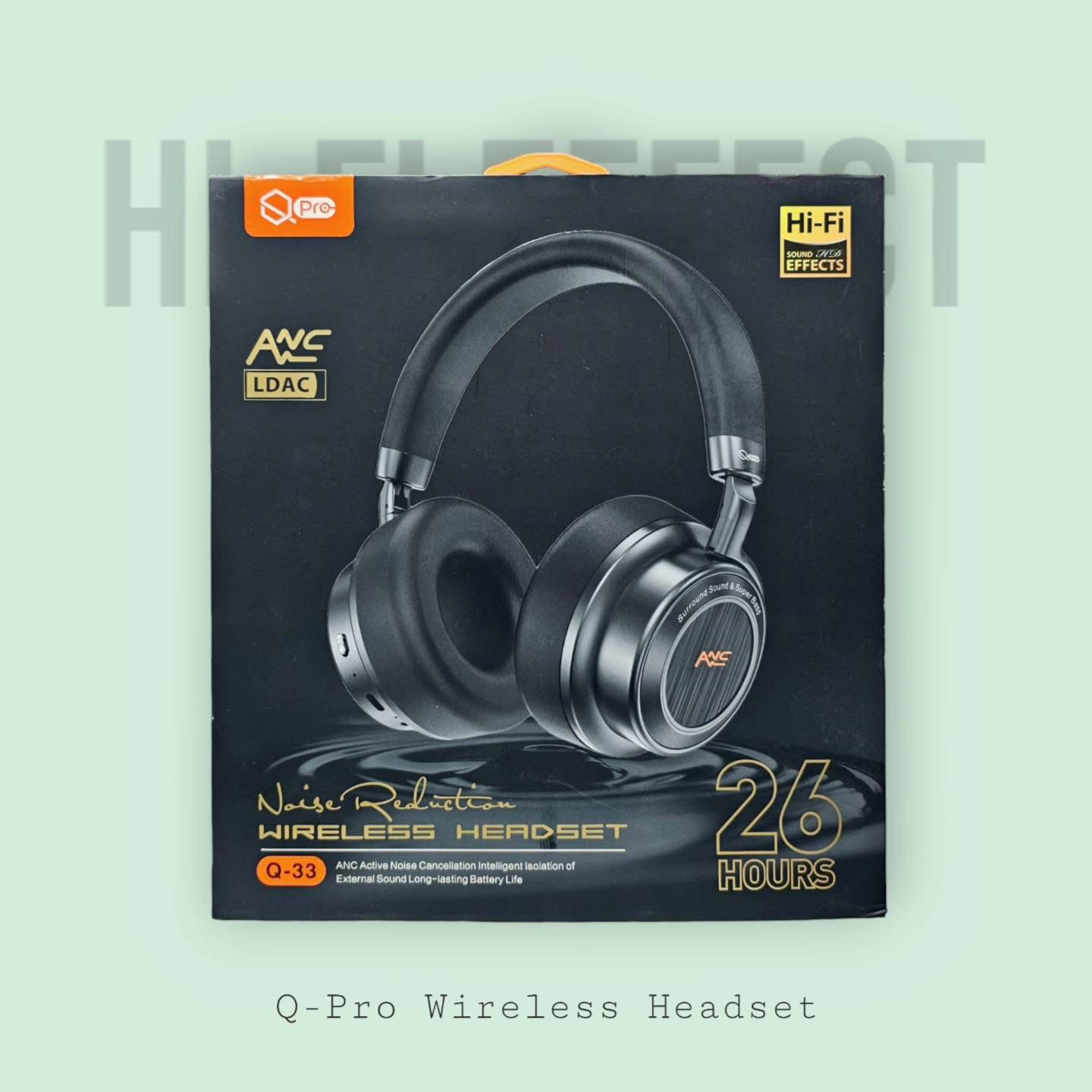 QPro Bluetooth Headphones Q33 ANC