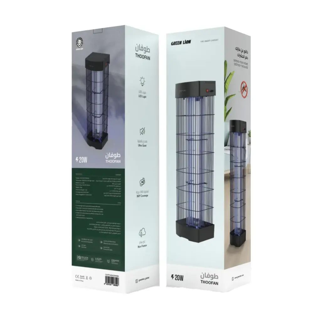 Green Lion Thoofan Insect Killer With Timer Function 20W - Black