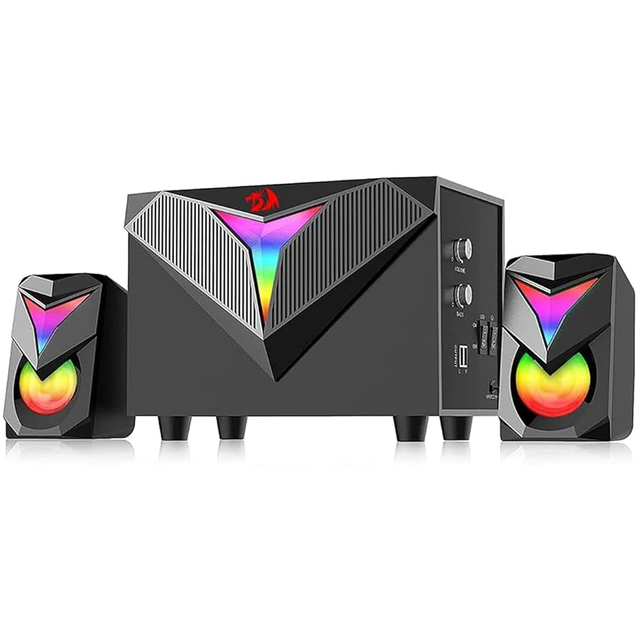 Redragon GS700 Toccata Stereo Wired Gaming Speaker - Black