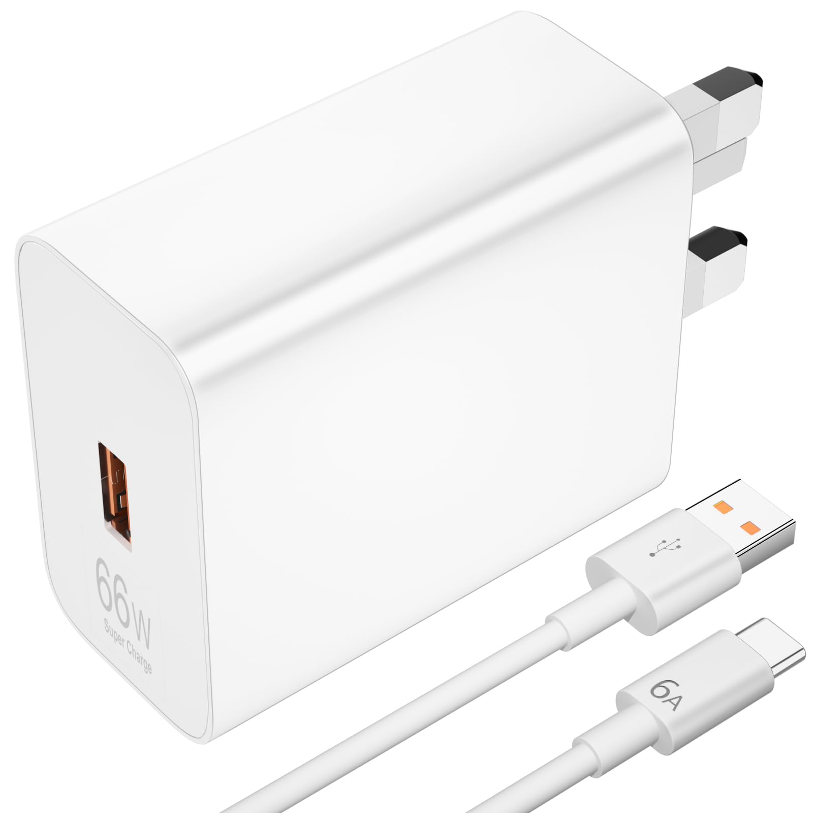 HUAWEI super fast charger max 66W Adaptor with USB to TYPE-C Cable