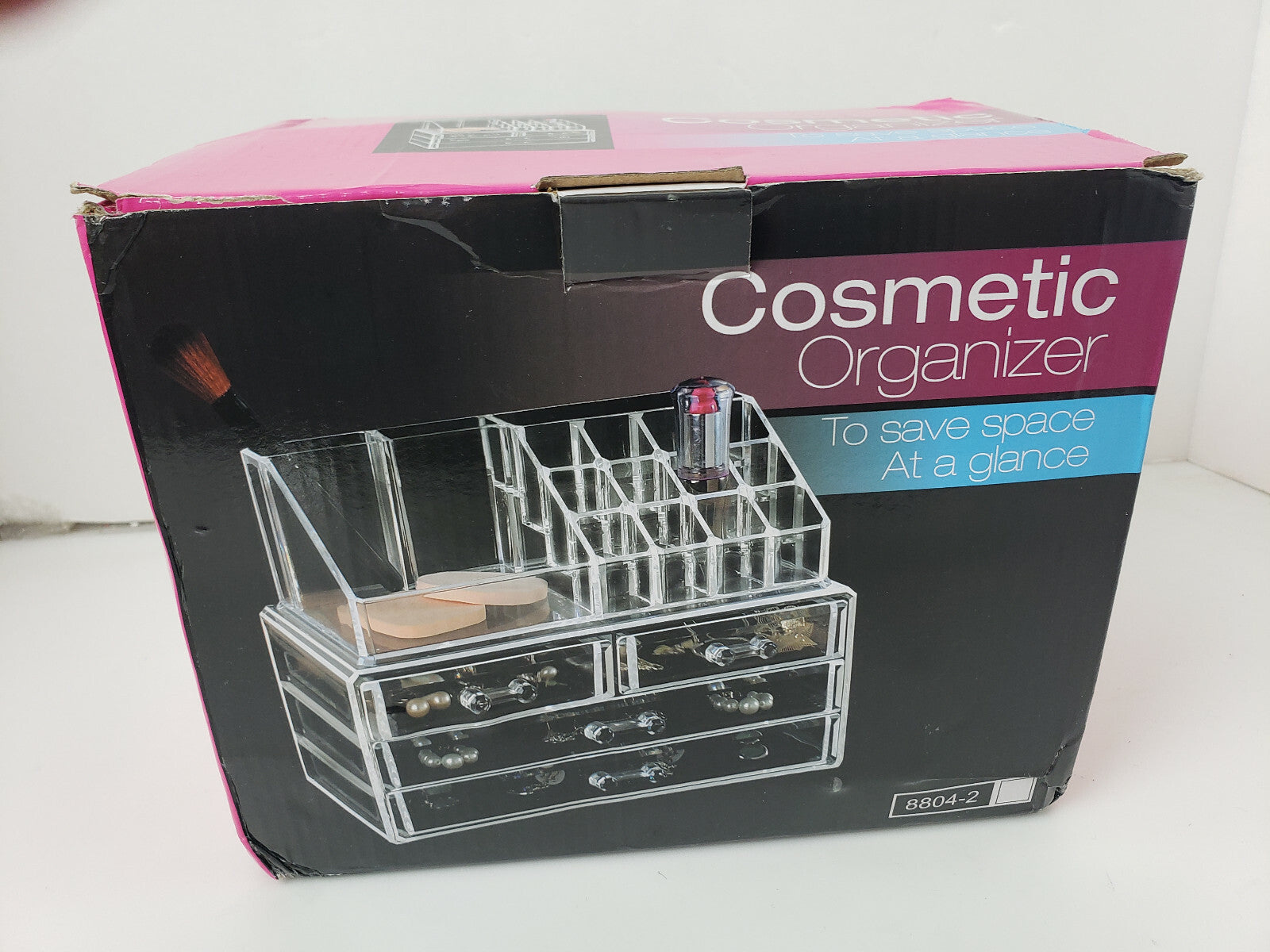 Acrylic Cosmetic Organizer TO Save space AT a glance 4 Drawer Set 8803-1