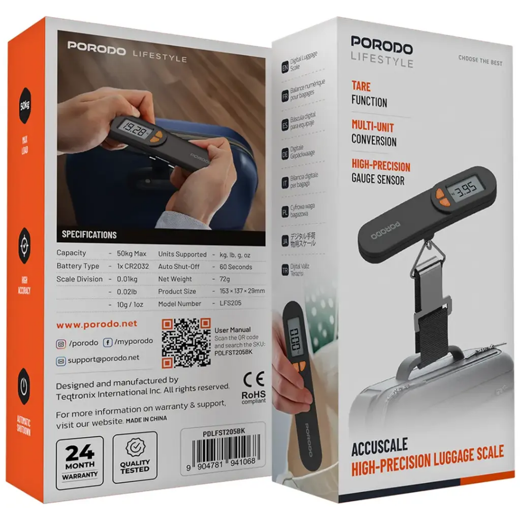 Porodo Accuscale High-Precision Luggage Scale