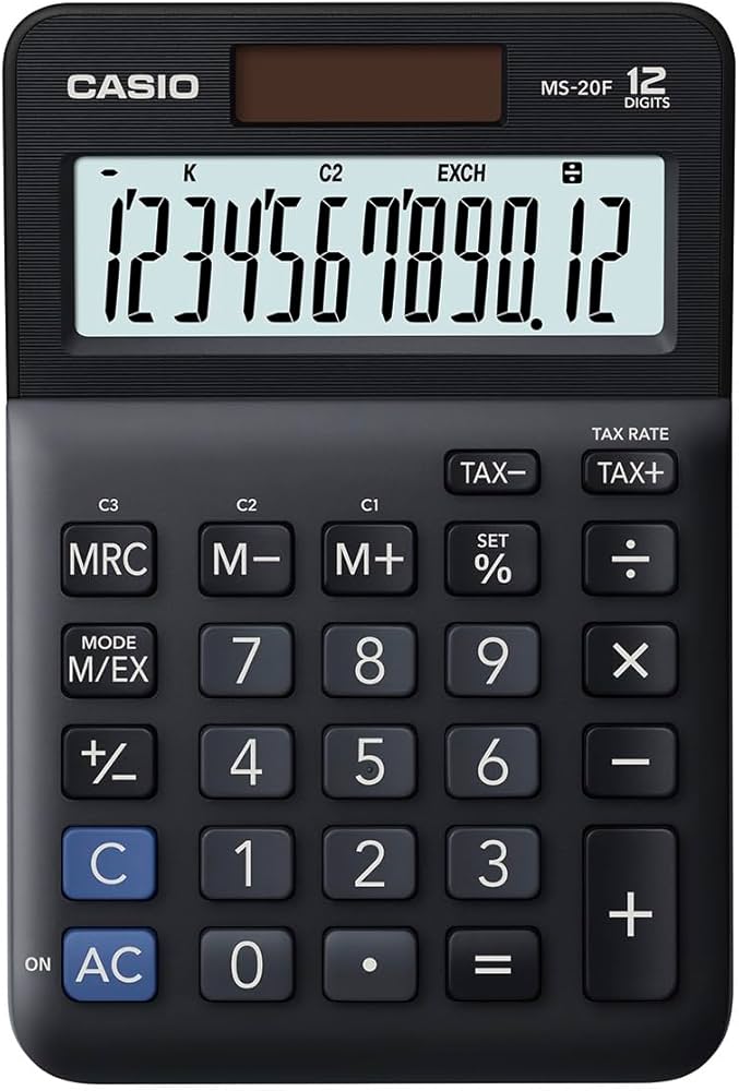 Casio Calculator The Standard For Business MS-20F