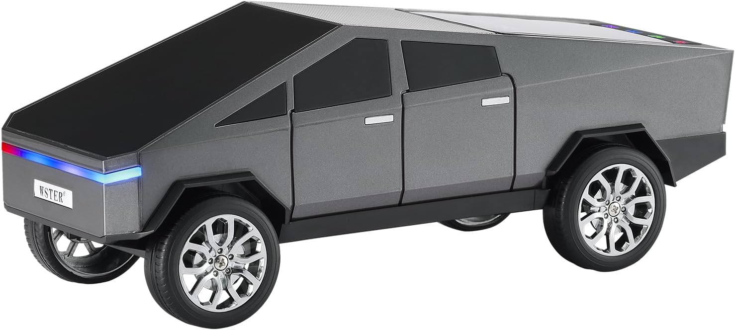 Tesla Cybertruck Car Toys with Bluetooth Speaker WS-580 -Black