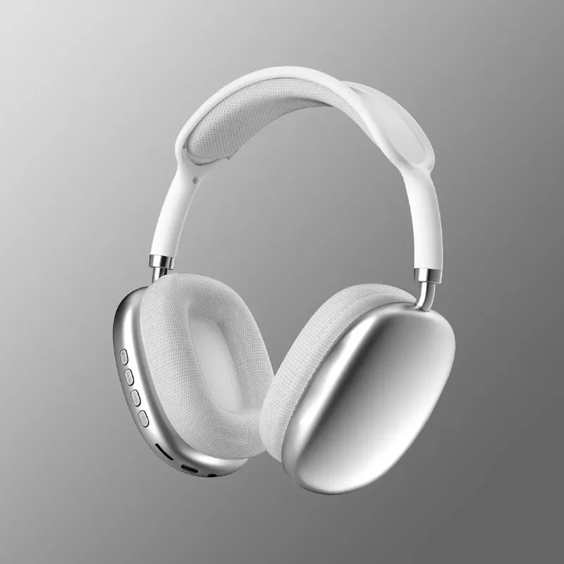 P9 Wireless Bluetooth Headphones with Mic White