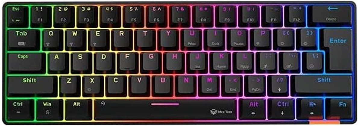 MEETION Dual Mode Bluetooth 60 Gaming Keyboard MK005BT