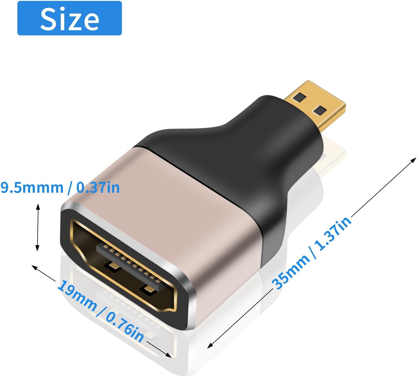 Micro HDMI to HDMI Adapter