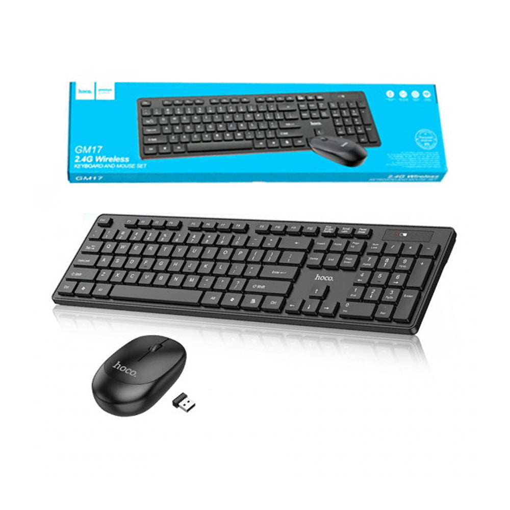 Hoco 2.4G WIRELESS Keyboard and Mouse Set GM17