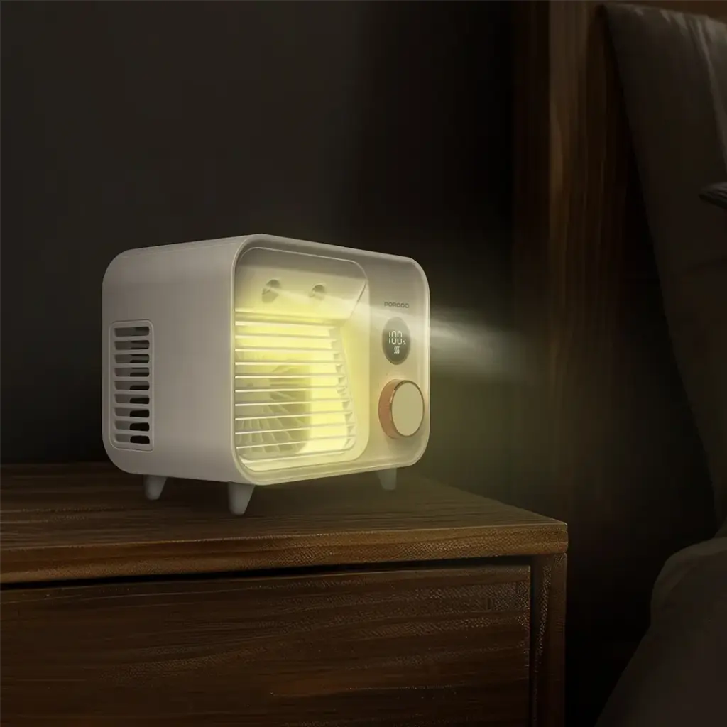 Porodo Lifestyle Mini Mist Fan Desktop Air Cooler White