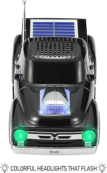 Classical Pickup Car Toys with Bluetooth Speaker WS-692 -Black