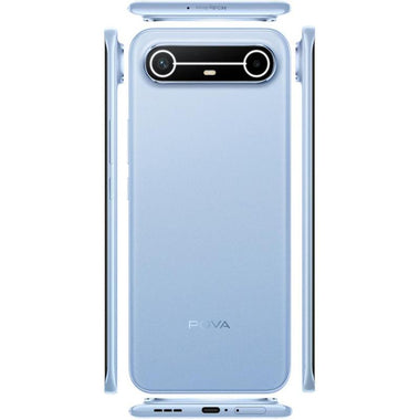 Tecno Pova Slim 5G Smartphone, 8 GB RAM, 256 GB Storage, Sky Blue