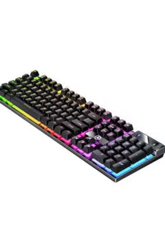 MK005PRO 60% Wired RGB Gaming Keyboard, 68 Keys Compact Mechanical Keyboard