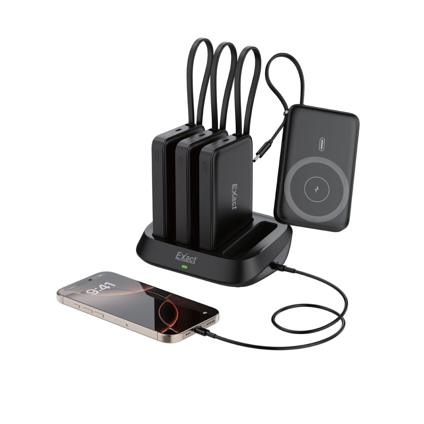 Exact Spark X4 4 in 1 Multiple Power Bank Docking Station