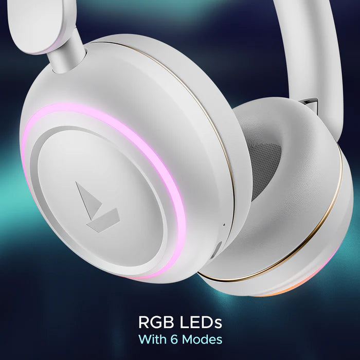 boAt Rockerz 480 Blazing RGB LEDs Wireless Over Ear Headphone and Mic with 6 modes