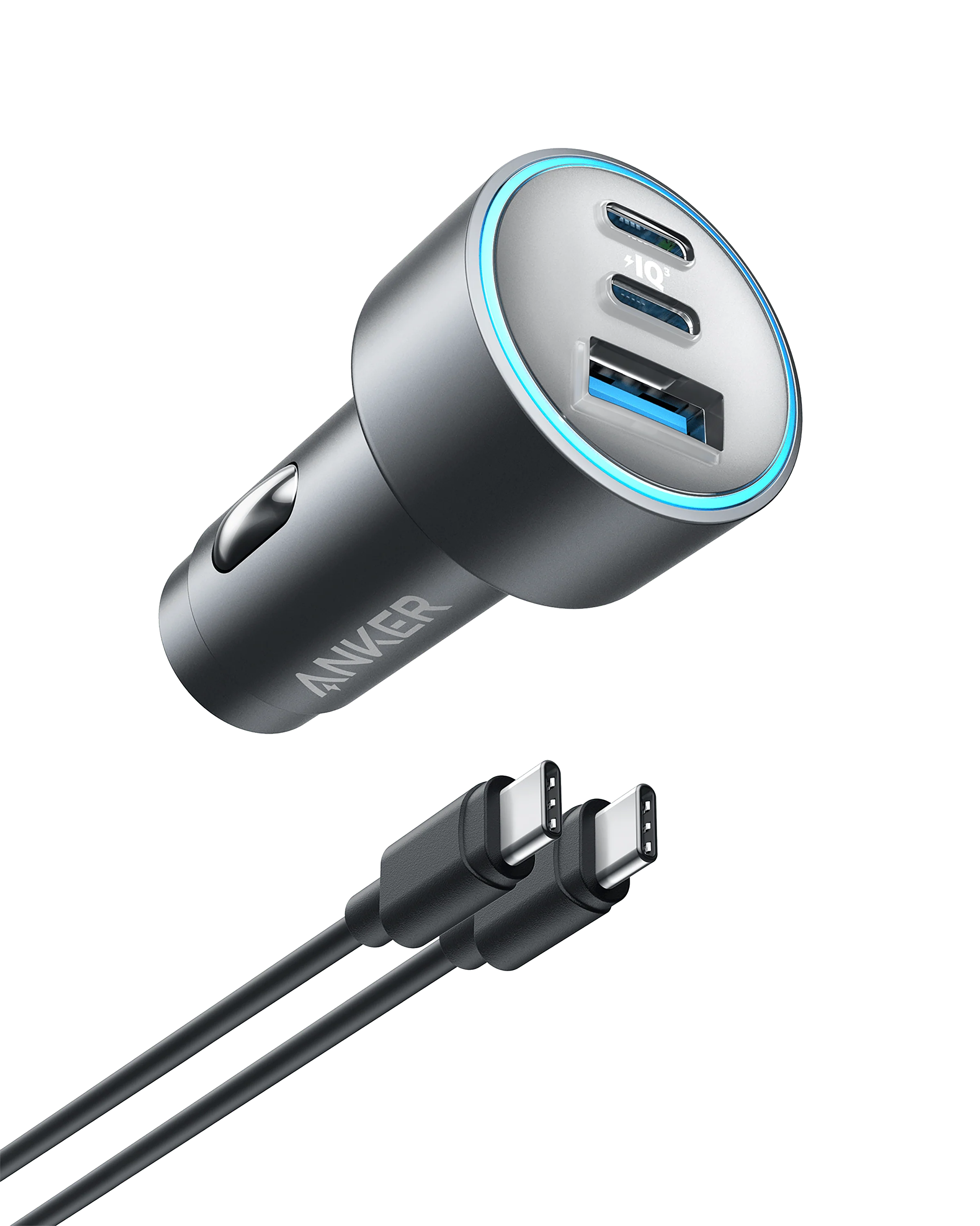 ANKER 67W Powerful Triple-Port Car Charger -B2731HA1