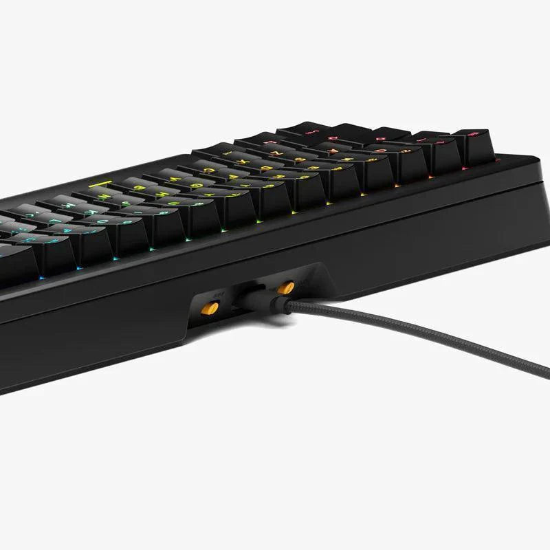 Glorious GMMK 3 65% Prebuilt Wired Keyboard - Arabic GLO-KB-GMMK3-65-PB-FOX-W-BLK-AR-Black