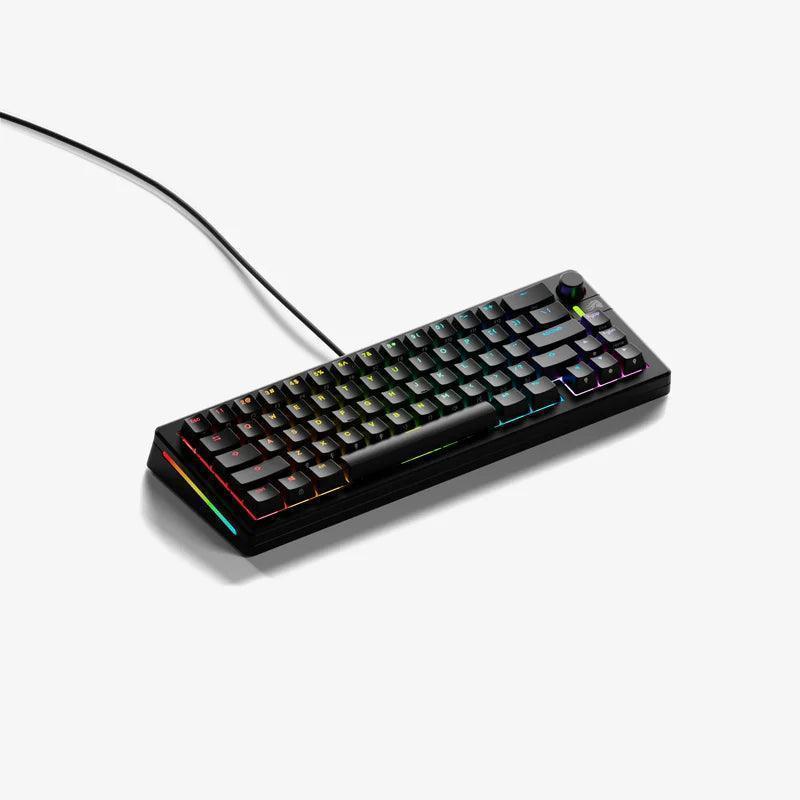 Glorious GMMK 3 65% Prebuilt Wired Keyboard - Arabic GLO-KB-GMMK3-65-PB-FOX-W-BLK-AR-Black