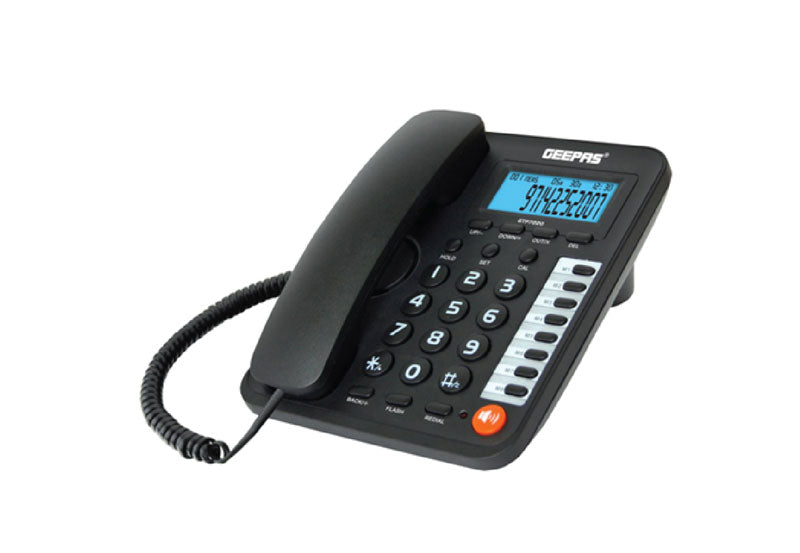 Geepas GTP7220 Executive Telephone with Caller Id-BLACK