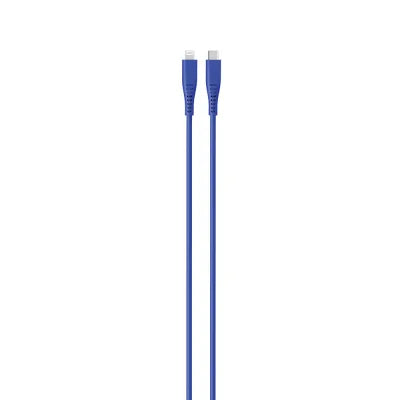 Goui USB-C to Lightning RUBBER Cable 1.5M – Blue