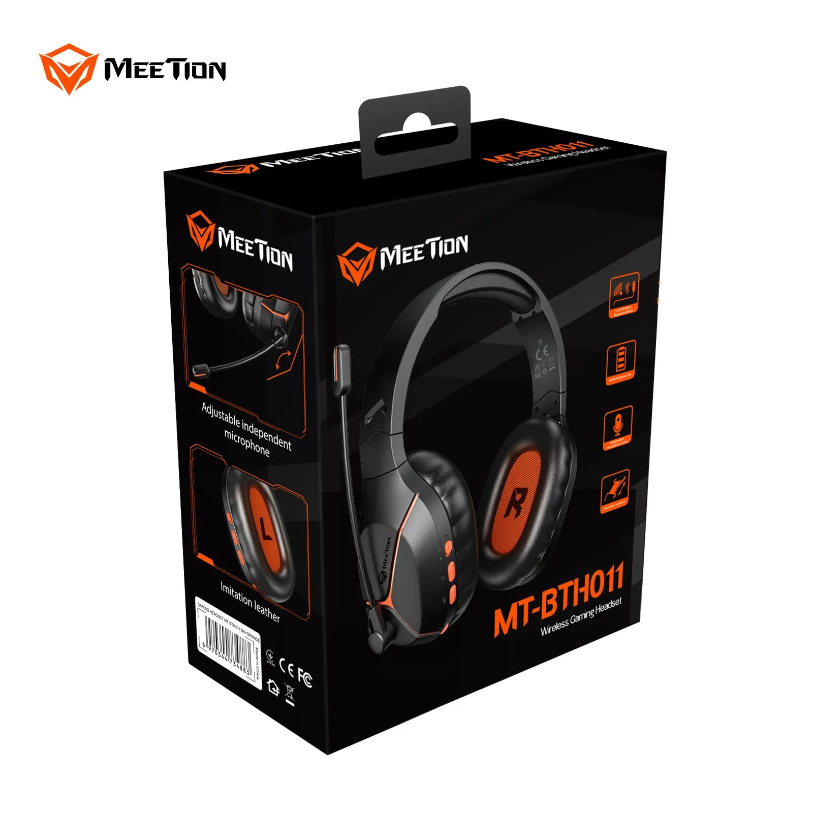 MEETION BTH011 Tri-Mode Wireless Gaming Headset-black