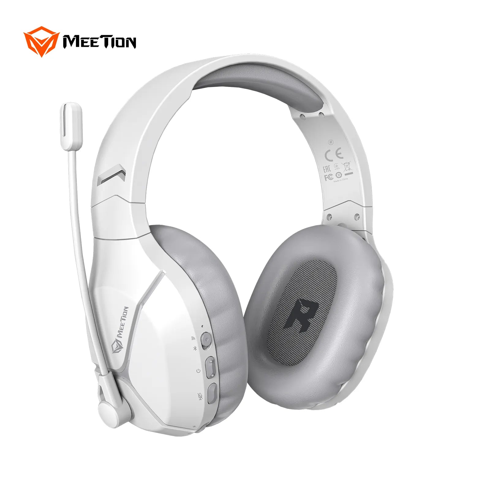 Meetion BTH011 Wireless Bluetooth Gaming Headset-white
