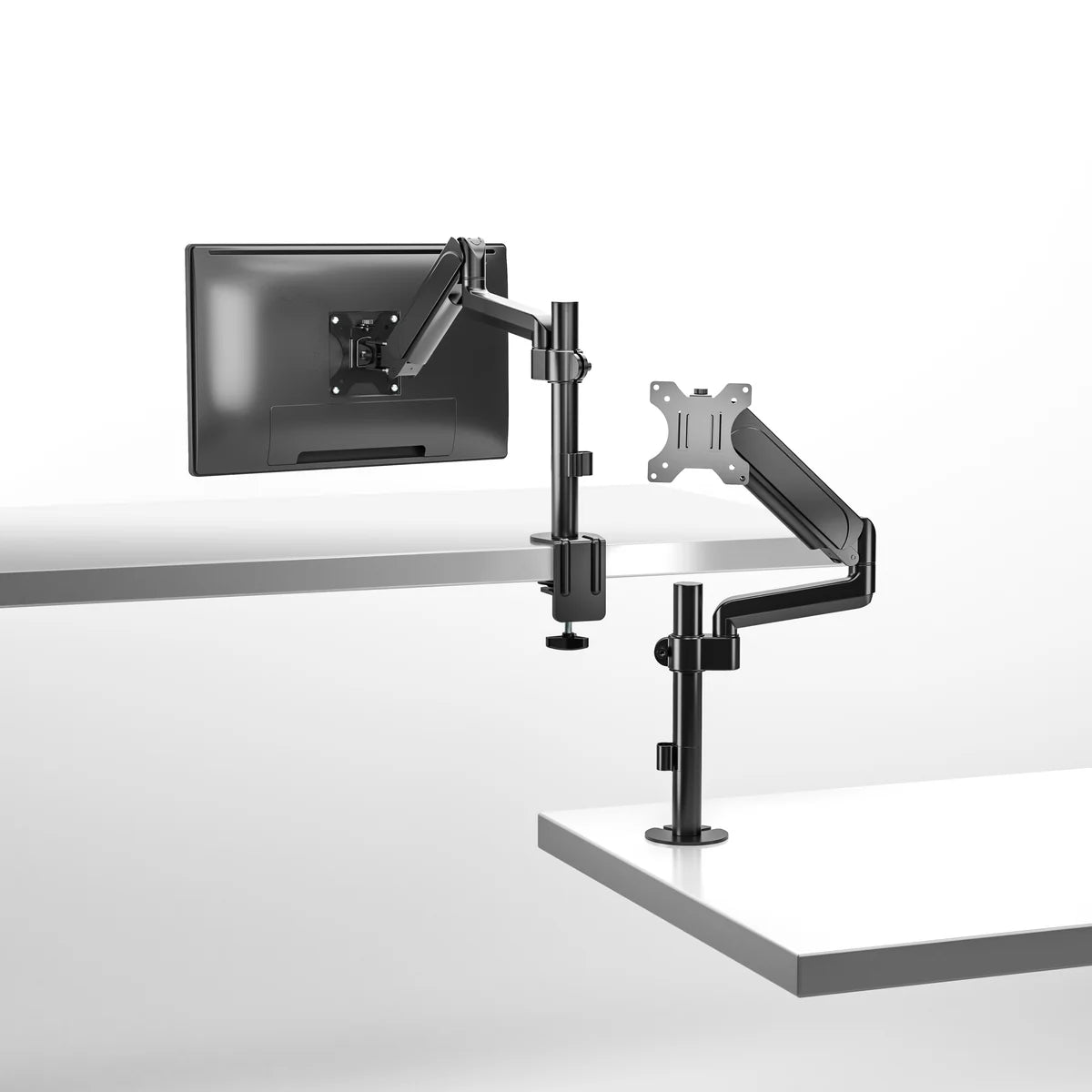GAMEON GO-3363 Pole-Mounted Spring-Assisted Single Monitor Arm For Gaming And Normal Use 17