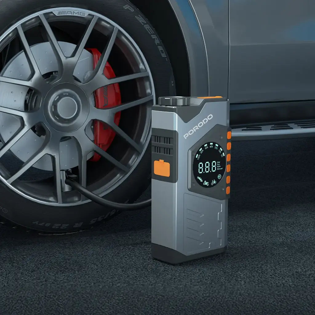 Porodo VoltBoost 10000mAh Compact Utility Tool - Gray