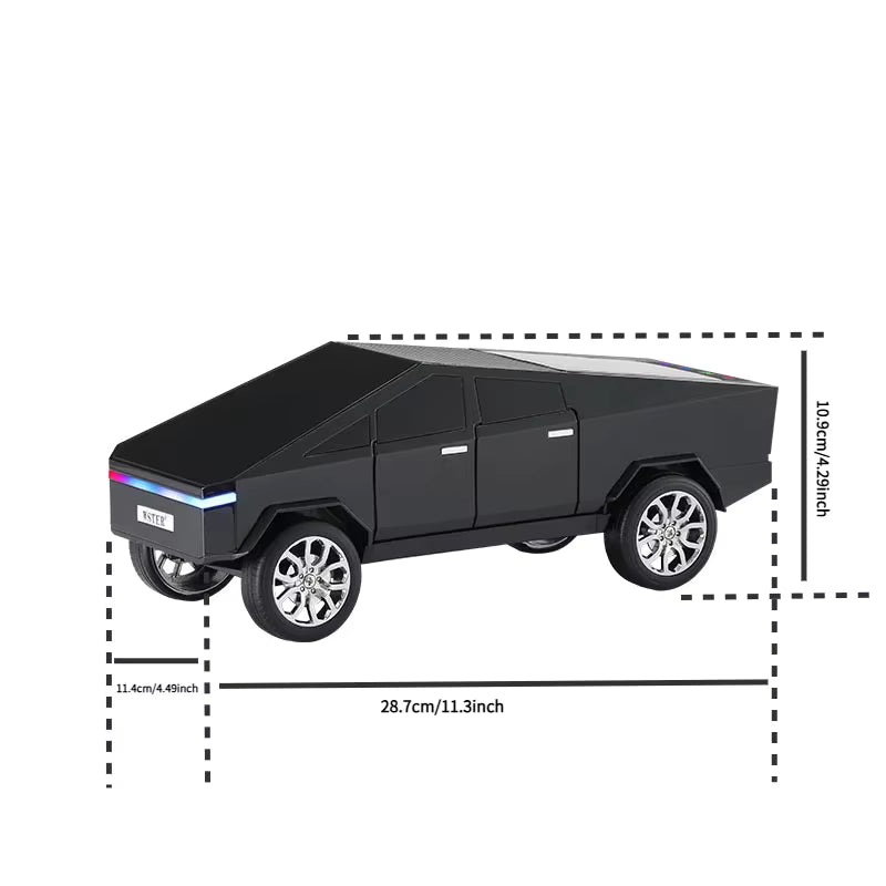 Tesla Cybertruck Car Toys with Bluetooth Speaker WS-580 -Black