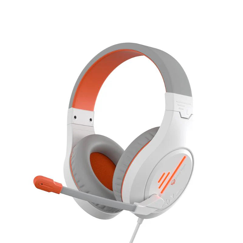 Meetion MT-HP021 Stereo Gaming Headset with Mic Backlit – Black whait