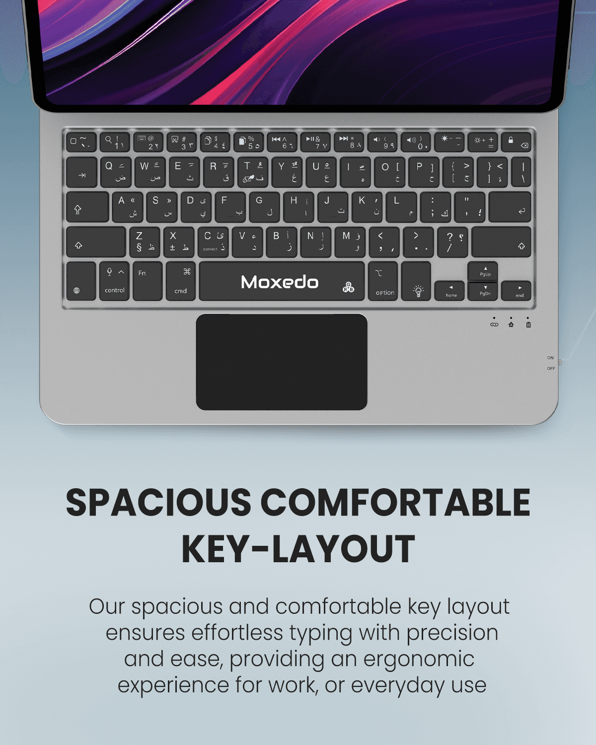 Moxedo Magic Wireless Keyboard IPAD10.9 (2024) IPAD 11 PRO