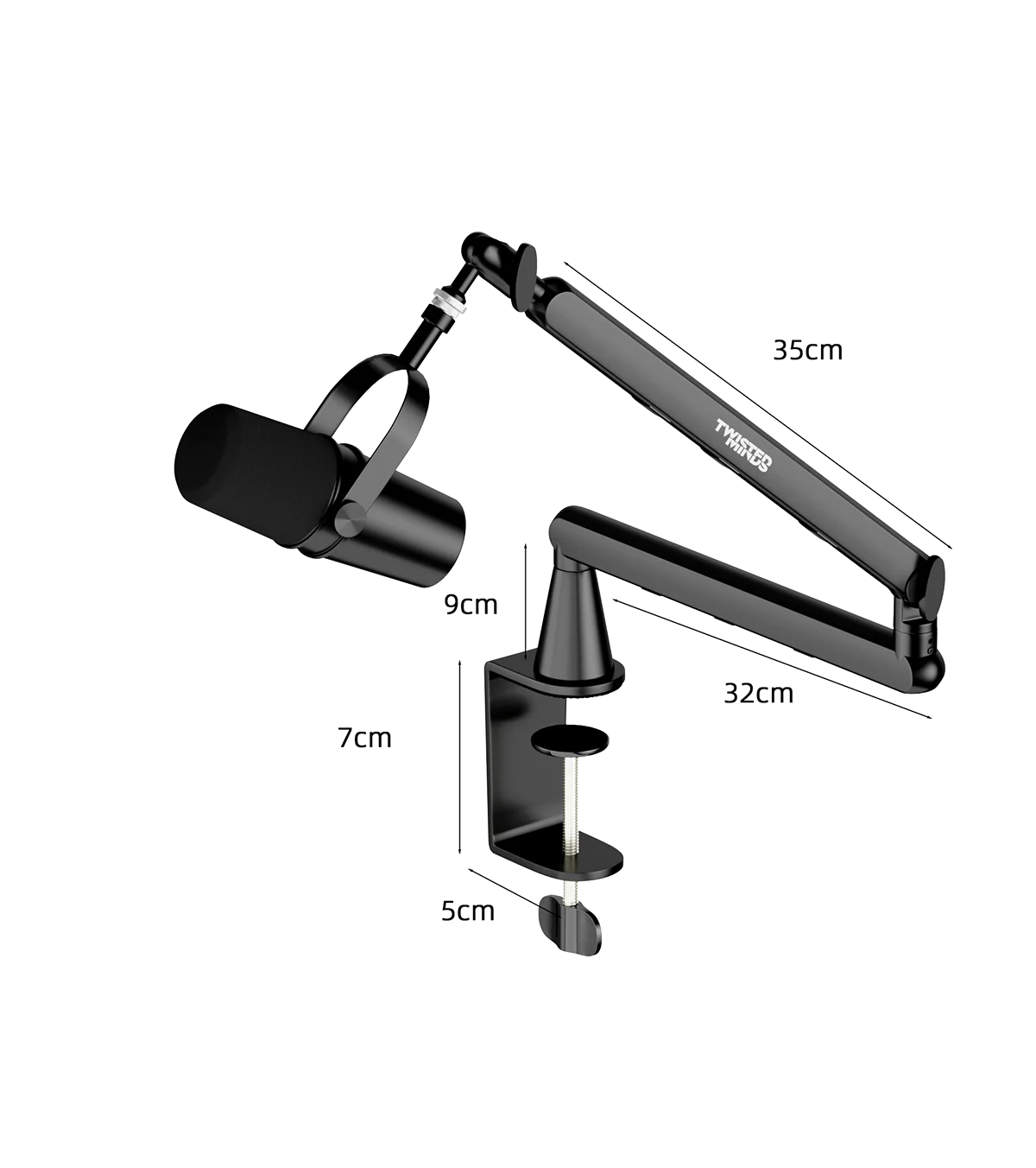 Twisted Minds Neo Series Standard pole Microphone Arms- TM-NB01-2K