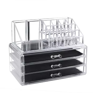 Acrylic Cosmetic Organizer TO Save space AT a glance 4 Drawer Set 8803-1