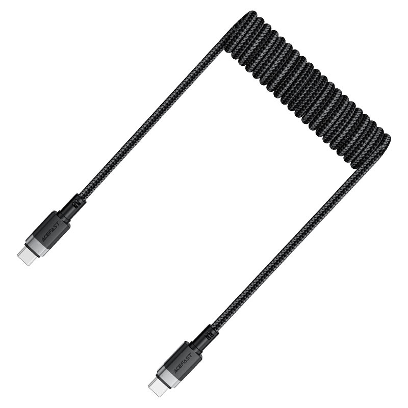 ACEFAST C14-03 60W USB-C to USB-C spring charging data cable 12.m