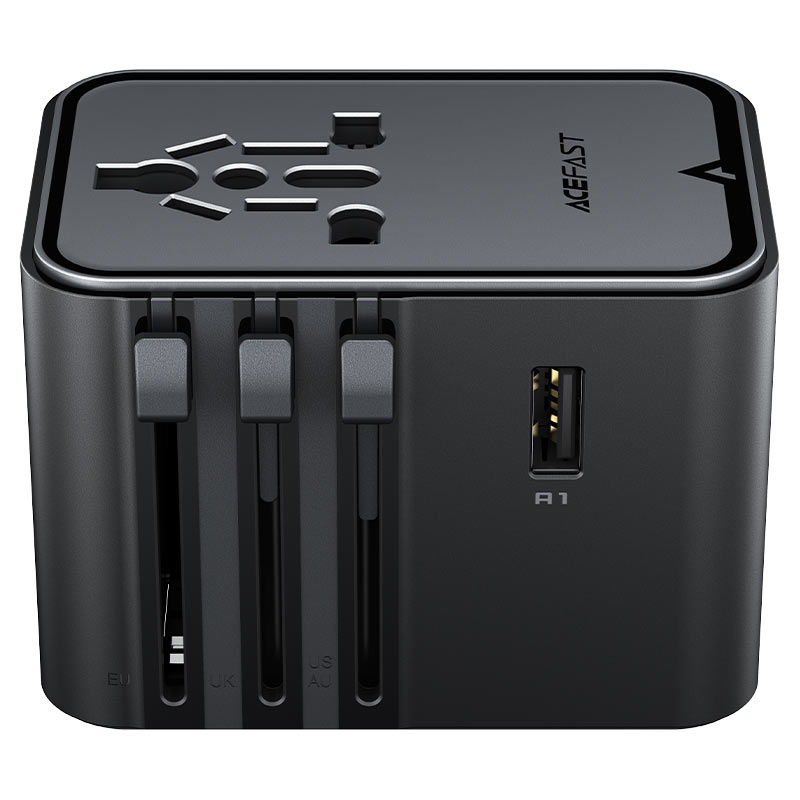 ACEFAST  TRAVEL PLUG ADAPTER UNIVERSAL SOCKET +5 PORTS 2500W+45W GaN